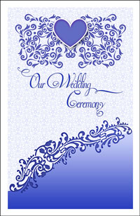 Wedding Program Cover Template 12C - Graphic 7